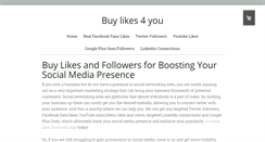 Desktop Screenshot of buylikes4you.com